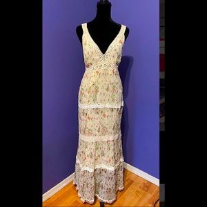 Poupette St. Barth floral maxi dress size 2
